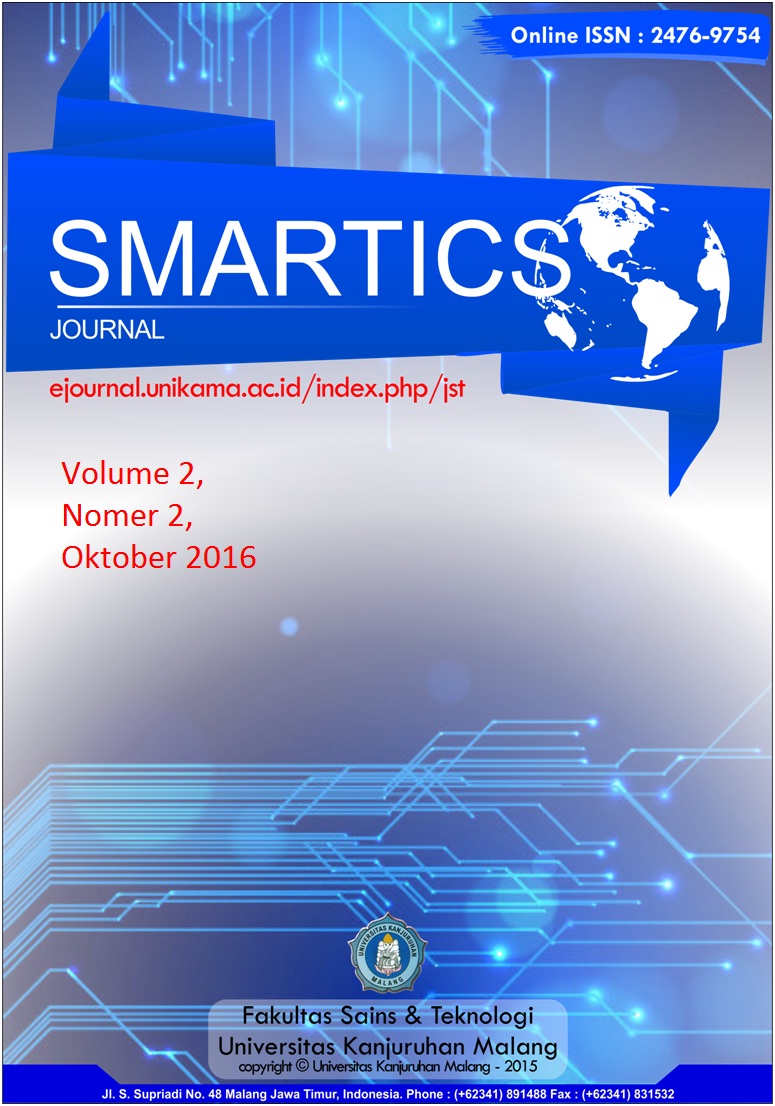 					View Vol. 2 No. 2: SMARTICS Journal (Oktober 2016)
				