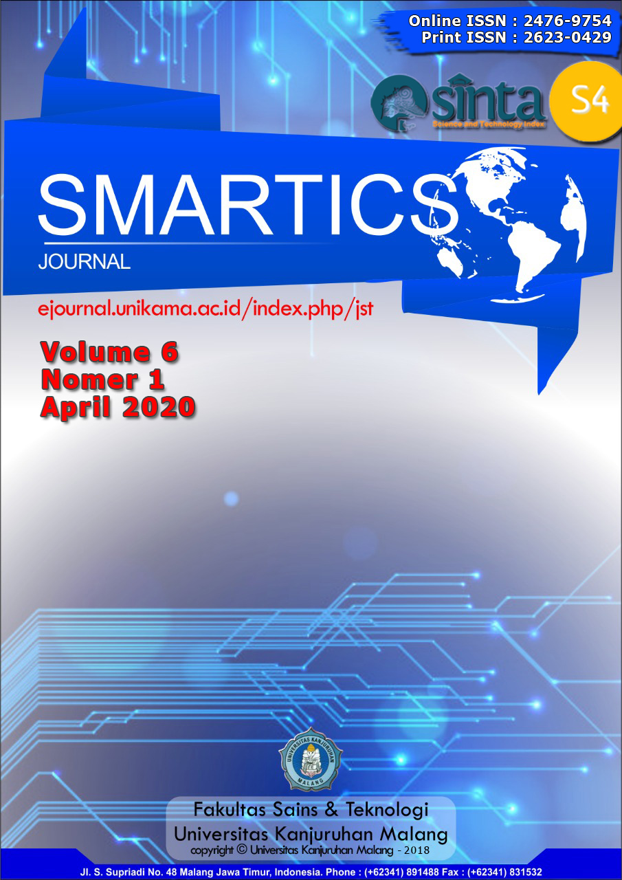 					View Vol. 6 No. 1: SMARTICS Journal (April 2020)
				